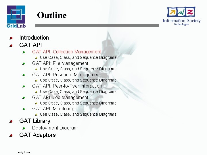 Outline Introduction GAT API: Collection Management Use Case, Class, and Sequence Diagrams GAT API: