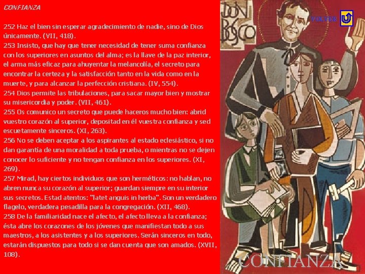 CONFIANZA ALEGRIA 252 Haz el bien sin esperar agradecimiento de nadie, sino de Dios CONFIANZA ALEGRIA 252 Haz el bien sin esperar agradecimiento de nadie, sino de Dios