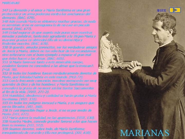 MARIANAS 547 La devoción y el amor a María Santísima es una gran protección MARIANAS 547 La devoción y el amor a María Santísima es una gran protección