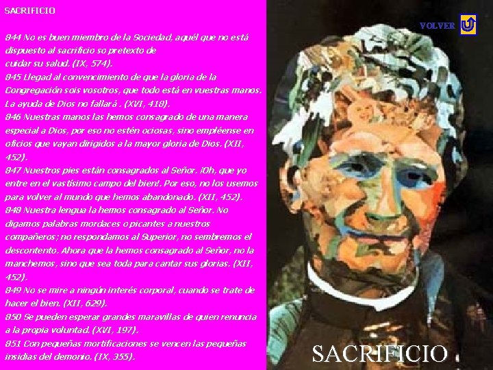 SACRIFICIO 844 No es buen miembro de la Sociedad, aquél que no está VOLVER SACRIFICIO 844 No es buen miembro de la Sociedad, aquél que no está VOLVER