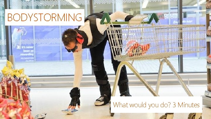 BODYSTORMING What would you do? 3 Minutes 