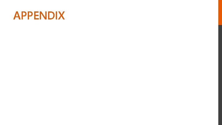 APPENDIX 