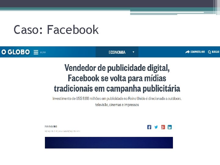 Caso: Facebook 