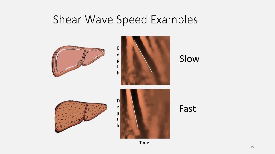 Shear Wave Speed Examples D e p t h Slow D e p t