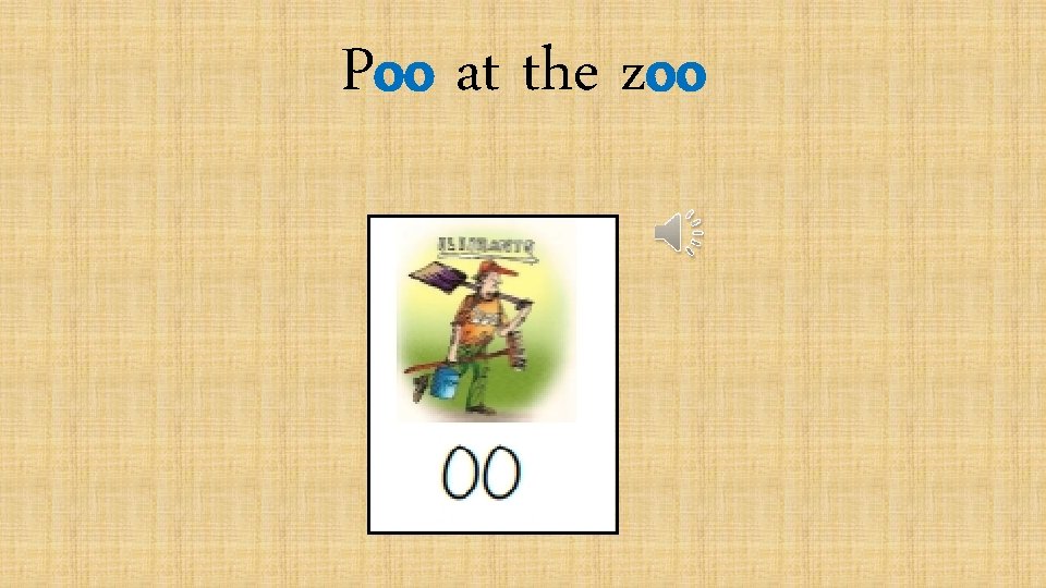 Poo at the zoo 