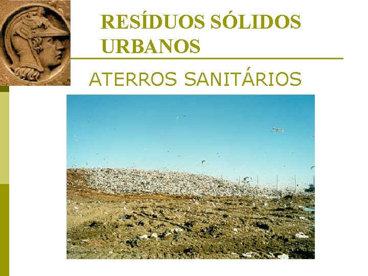 RESÍDUOS SÓLIDOS URBANOS ATERROS SANITÁRIOS 