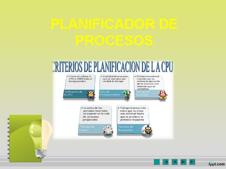 PLANIFICADOR DE PROCESOS 2 /58 