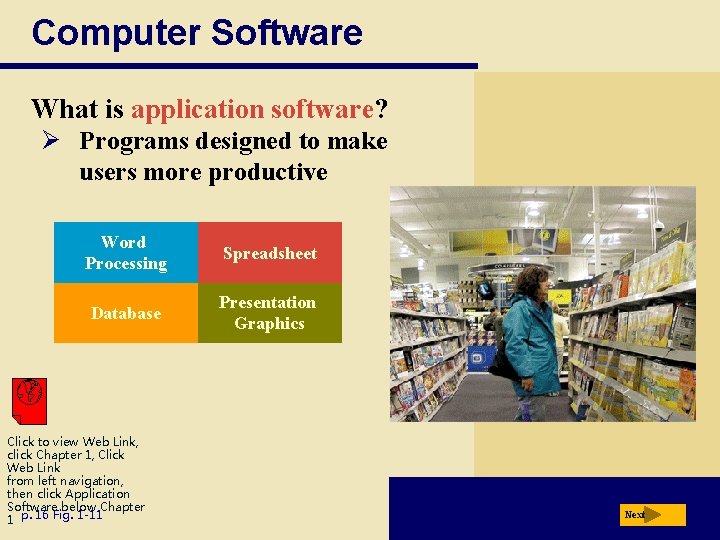 Computer Software What is application software? Ø Programs designed to make users more productive