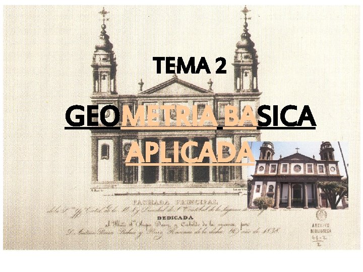 TEMA 2 GEOMETRIA BASICA APLICADA 