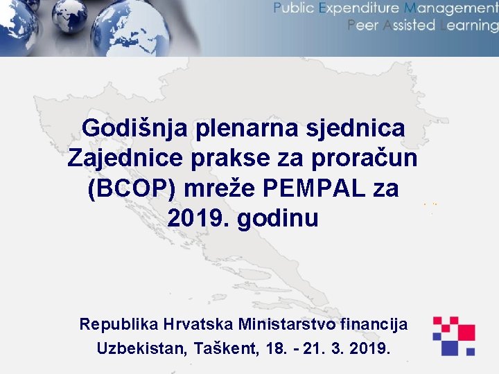 Godišnja plenarna sjednica Zajednice prakse za proračun (BCOP) mreže PEMPAL za 2019. godinu Republika