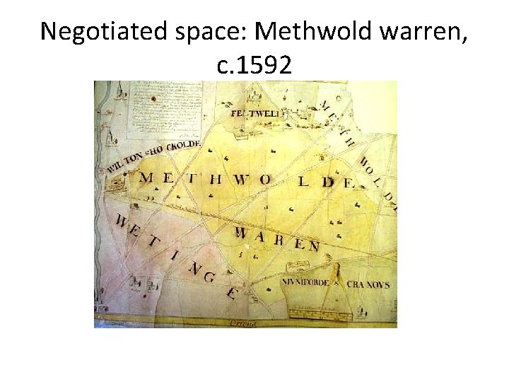 Negotiated space: Methwold warren, c. 1592 
