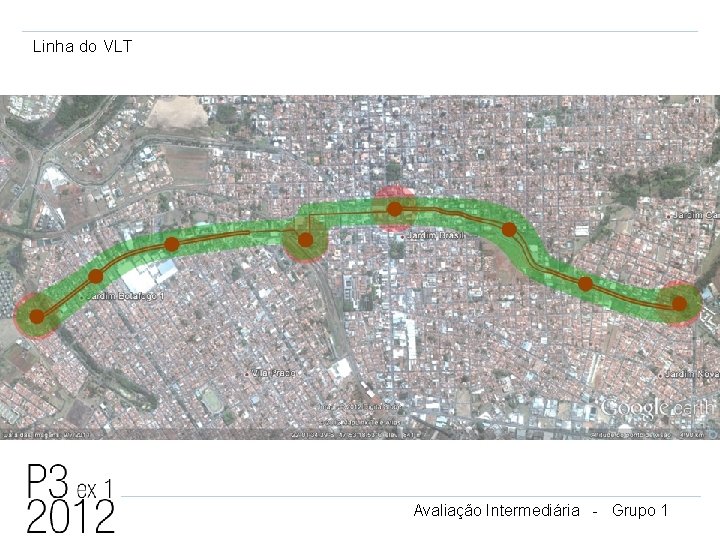 Linha do VLT Avaliação Intermediária - Grupo 1 