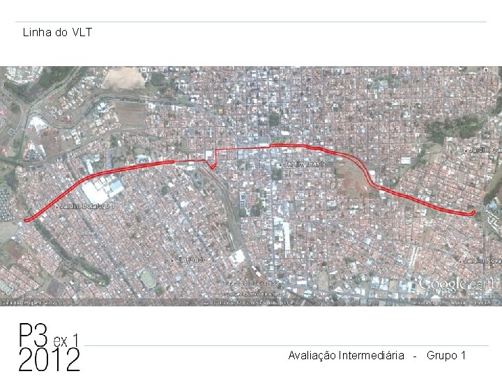 Linha do VLT Avaliação Intermediária - Grupo 1 