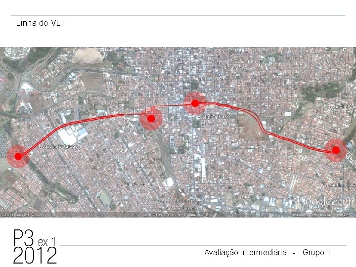 Linha do VLT Avaliação Intermediária - Grupo 1 
