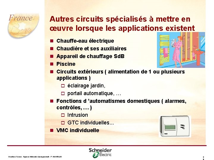 Autres circuits spécialisés à mettre en œuvre lorsque les applications existent n n n