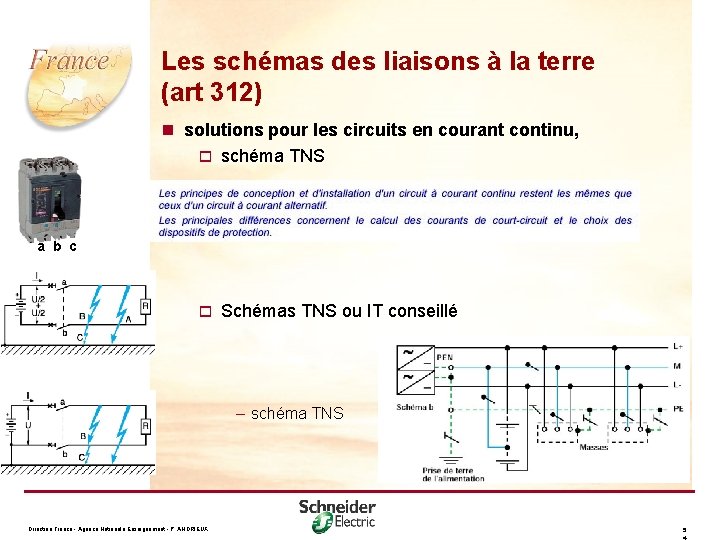 Les schémas des liaisons à la terre (art 312) n solutions pour les circuits