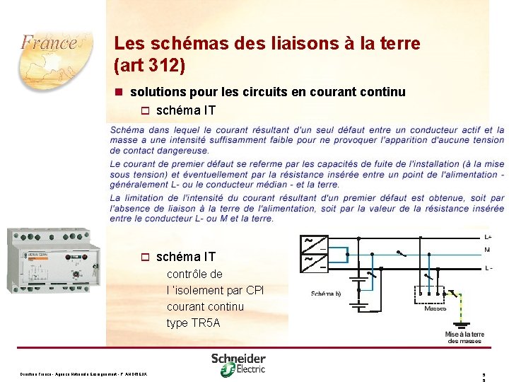 Les schémas des liaisons à la terre (art 312) n solutions pour les circuits