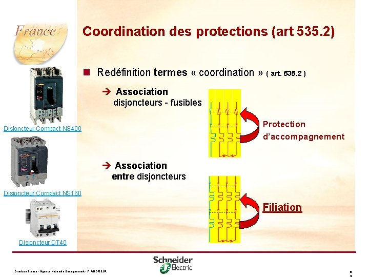 Coordination des protections (art 535. 2) n Redéfinition termes « coordination » ( art.