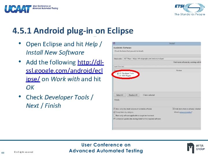 4. 5. 1 Android plug-in on Eclipse • Open Eclipse and hit Help / 4. 5. 1 Android plug-in on Eclipse • Open Eclipse and hit Help /