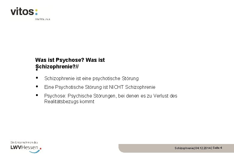 Was ist Psychose? Was ist Schizophrenie? // • • • Schizophrenie ist eine psychotische