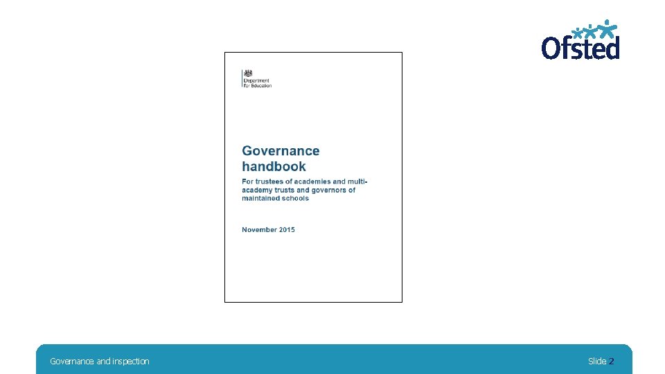 Governance and inspection Slide 2 