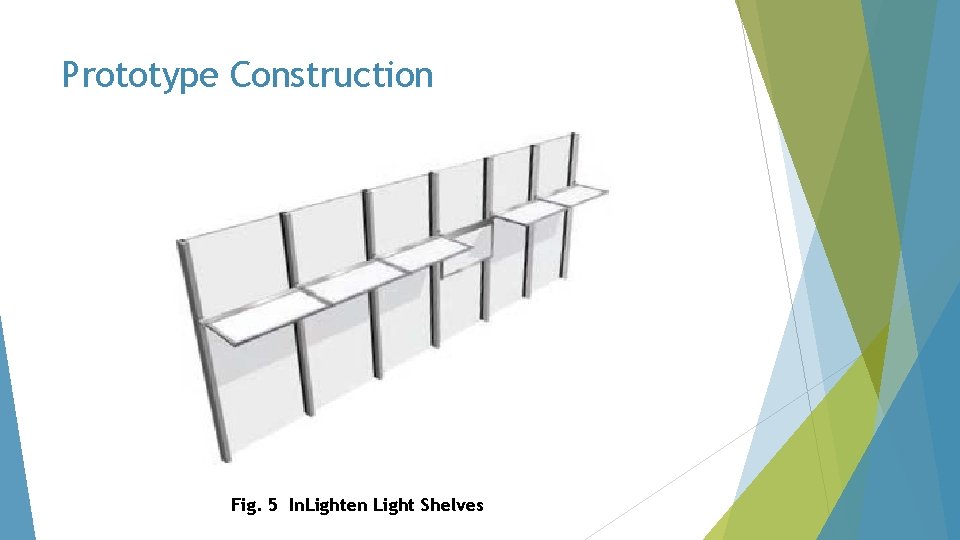 Prototype Construction Fig. 5 In. Lighten Light Shelves 