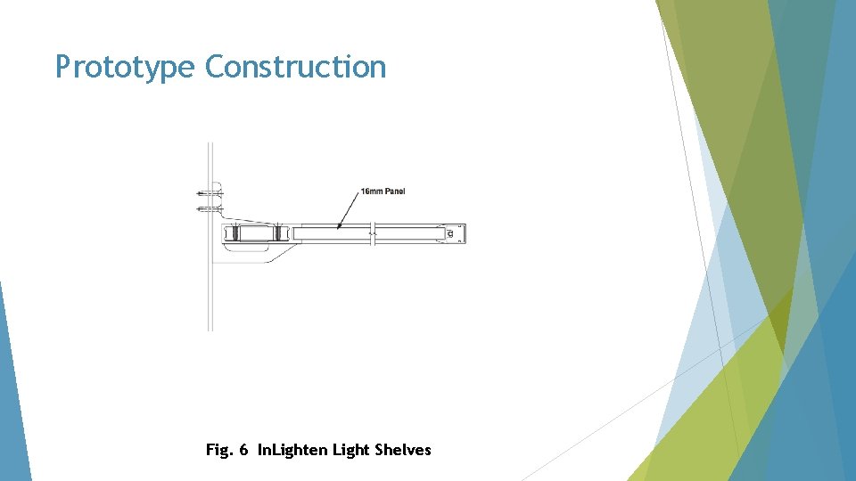 Prototype Construction Fig. 6 In. Lighten Light Shelves 