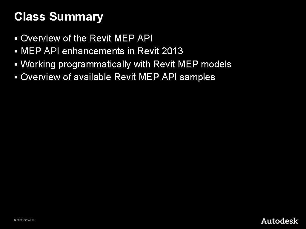 Class Summary Overview of the Revit MEP API § MEP API enhancements in Revit