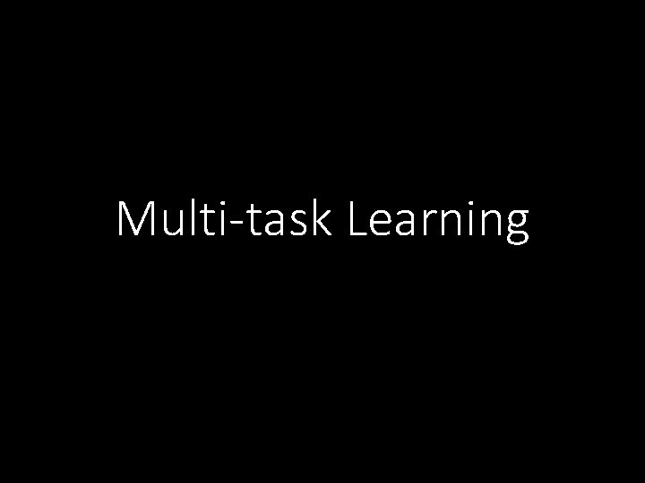 Multi-task Learning 