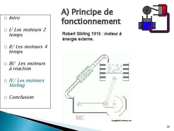 � � � Intro I/ Les moteurs 2 temps A) Principe de fonctionnement Robert