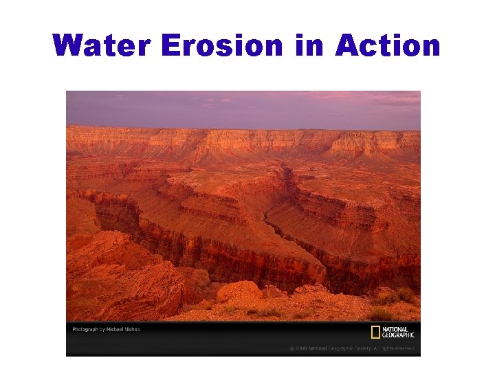 Water Erosion in Action 