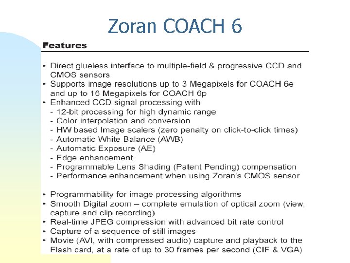 Zoran COACH 6 