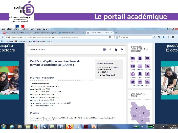 Le portail académique 