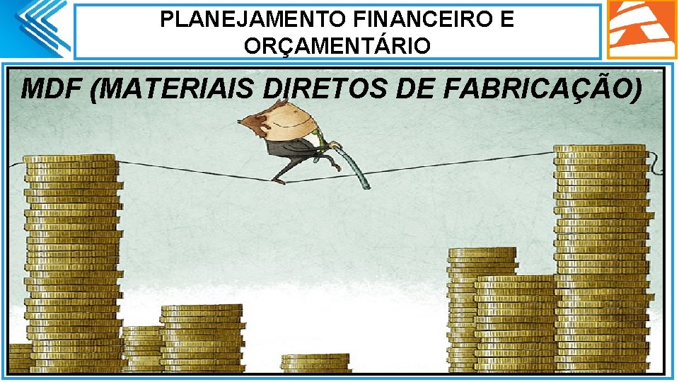 PLANEJAMENTO FINANCEIRO E ORÇAMENTÁRIO. MDF (MATERIAIS DIRETOS DE FABRICAÇÃO) 24 