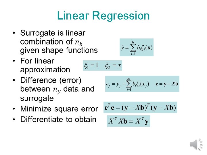 Linear Regression • 