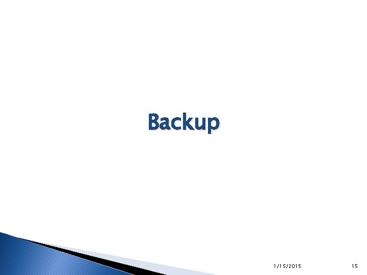 Backup 1/15/2015 15 Backup 1/15/2015 15
