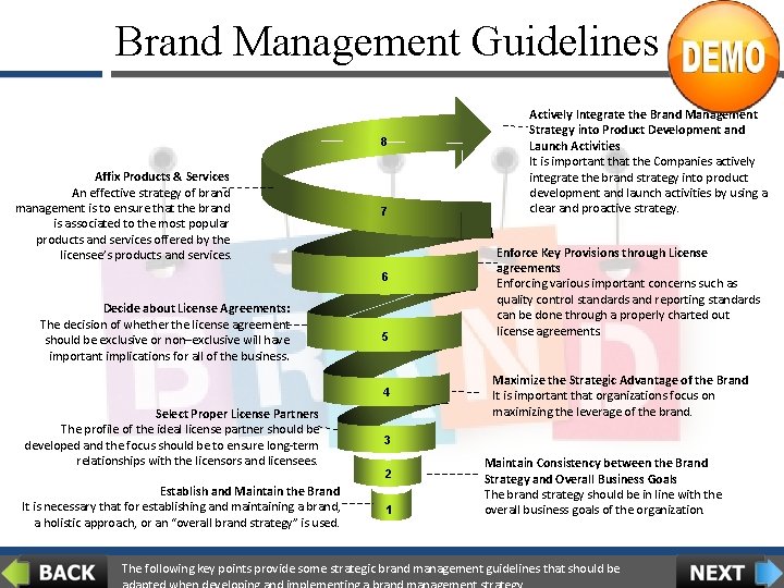 Brand Management Guidelines 8 Affix Products & Services An effective strategy of brand management