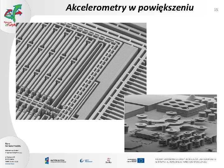 Akcelerometry w powiększeniu 15 