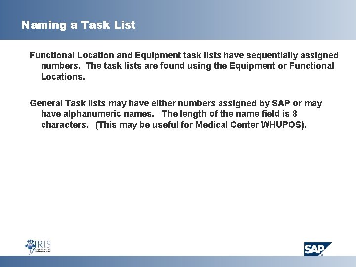 Task Org Equipment Roster Workshop Preventive Maintenance June 20 2006 Project Goals