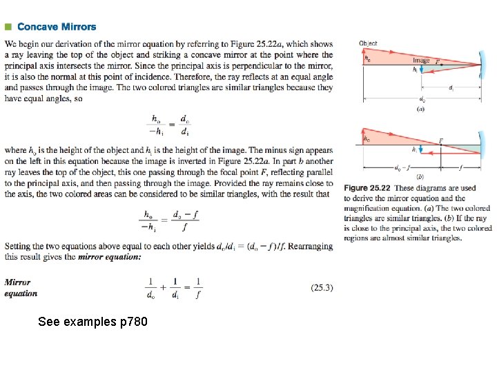 See examples p 780 