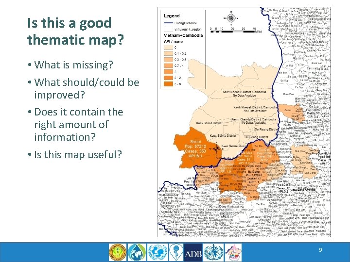 Is this a good thematic map? • What is missing? • What should/could be