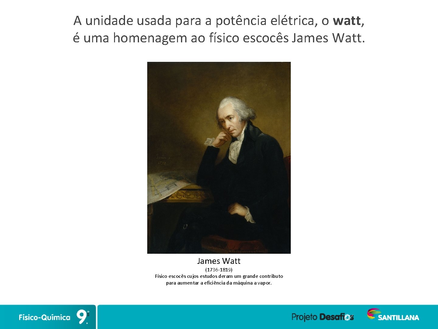 A unidade usada para a potência elétrica, o watt, é uma homenagem ao físico