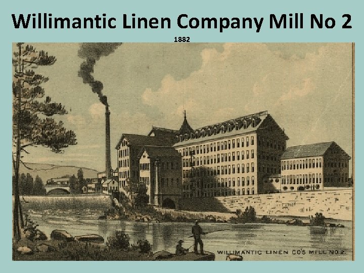 Willimantic Linen Company Mill No 2 1882 