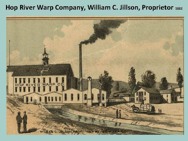 Hop River Warp Company, William C. Jillson, Proprietor 1882 