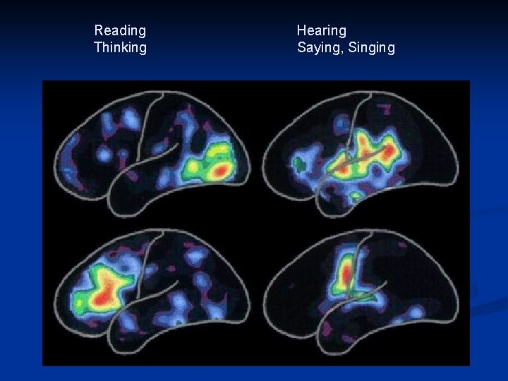 Reading Thinking Hearing Saying, Singing 