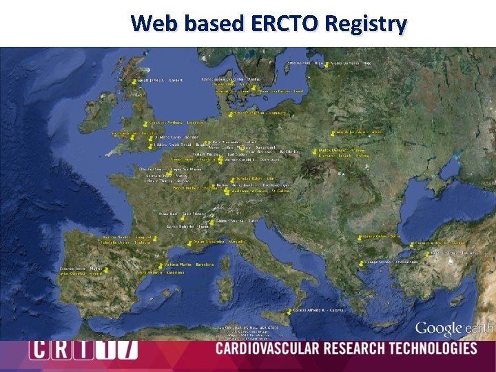 Web based ERCTO Registry 