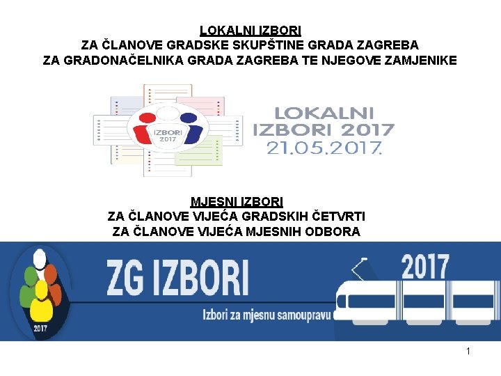 LOKALNI IZBORI ZA ČLANOVE GRADSKE SKUPŠTINE GRADA ZAGREBA ZA GRADONAČELNIKA GRADA ZAGREBA TE NJEGOVE