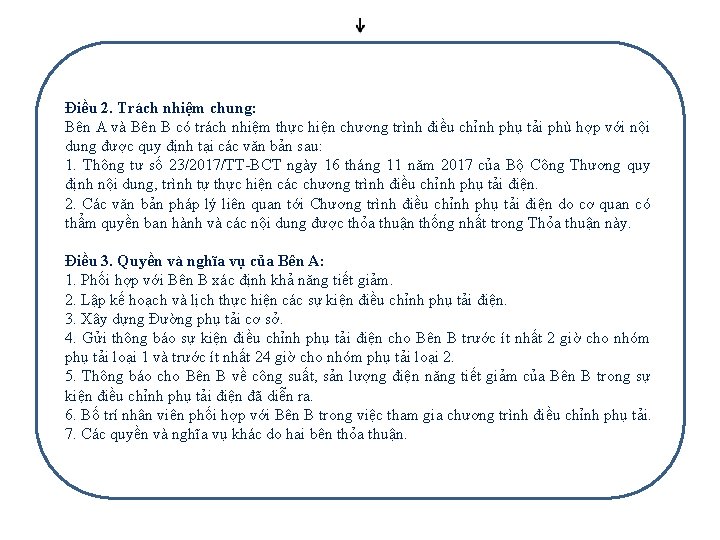 Điều 2. Trách nhiệm chung: Bên A và Bên B có trách nhiệm thực