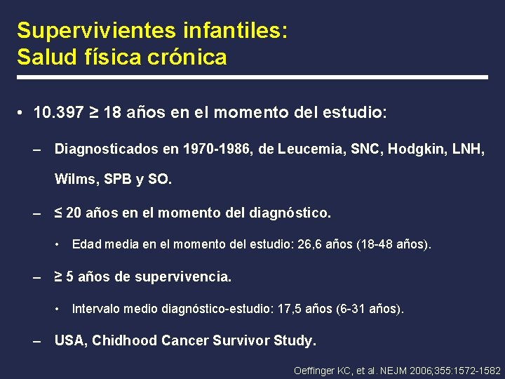 Supervivientes infantiles: Salud física crónica • 10. 397 ≥ 18 años en el momento