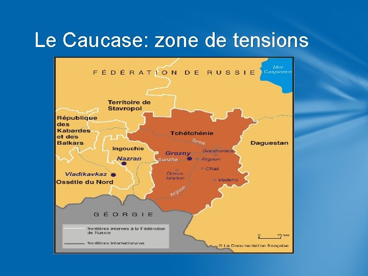 Le Caucase: zone de tensions 